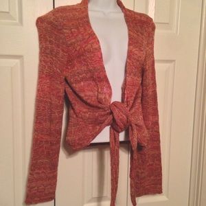 Talbots cute wrap knit top